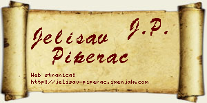 Jelisav Piperac vizit kartica